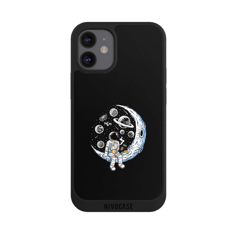 iPhone 12 mini NIVOpure Astronaut Drinking Coffee