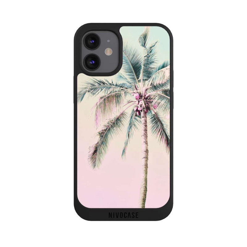 iPhone 12 mini NIVOpure Palme Pastell