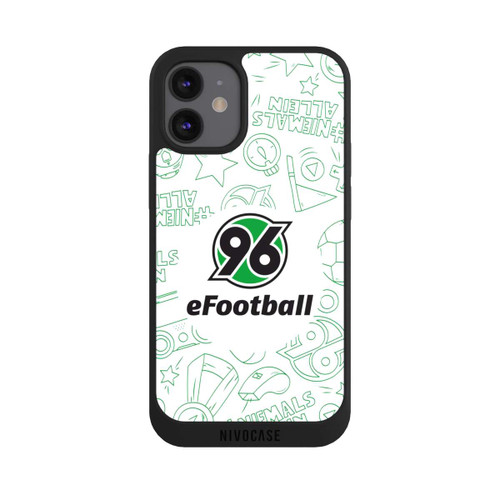 Apple iPhone 12 mini NIVOpure Hannover 96 Football Pattern Design White