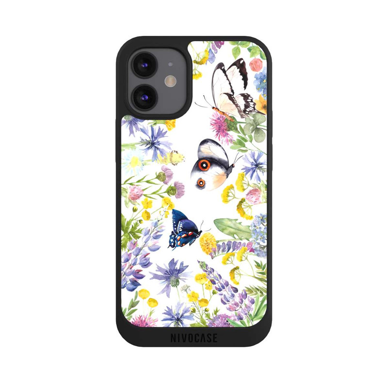 iPhone 12 mini NIVOpure Fleurs Printanières et Papillons