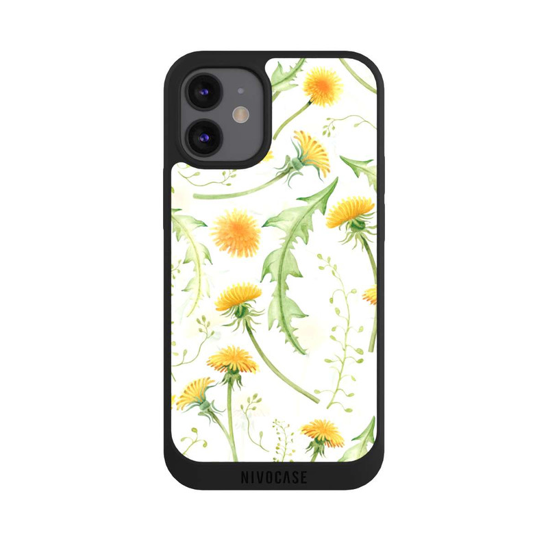 iPhone 12 mini NIVOpure Löwenzahn Muster