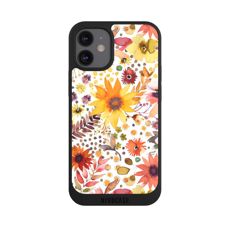 iPhone 12 mini NIVOpure Blumenaquarellblüten