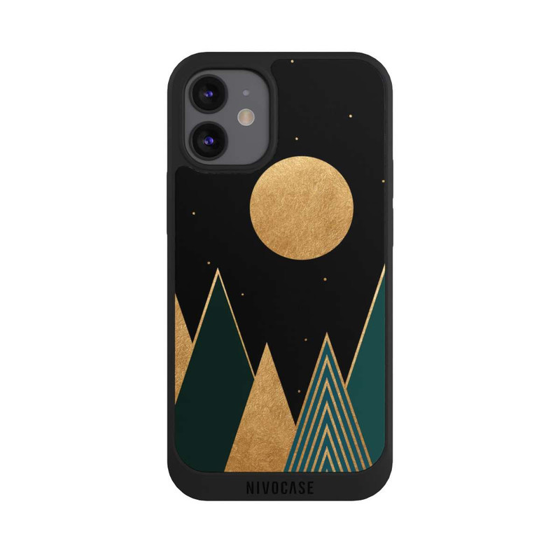 iPhone 12 mini NIVOpure Emerald Mountains & Moon 