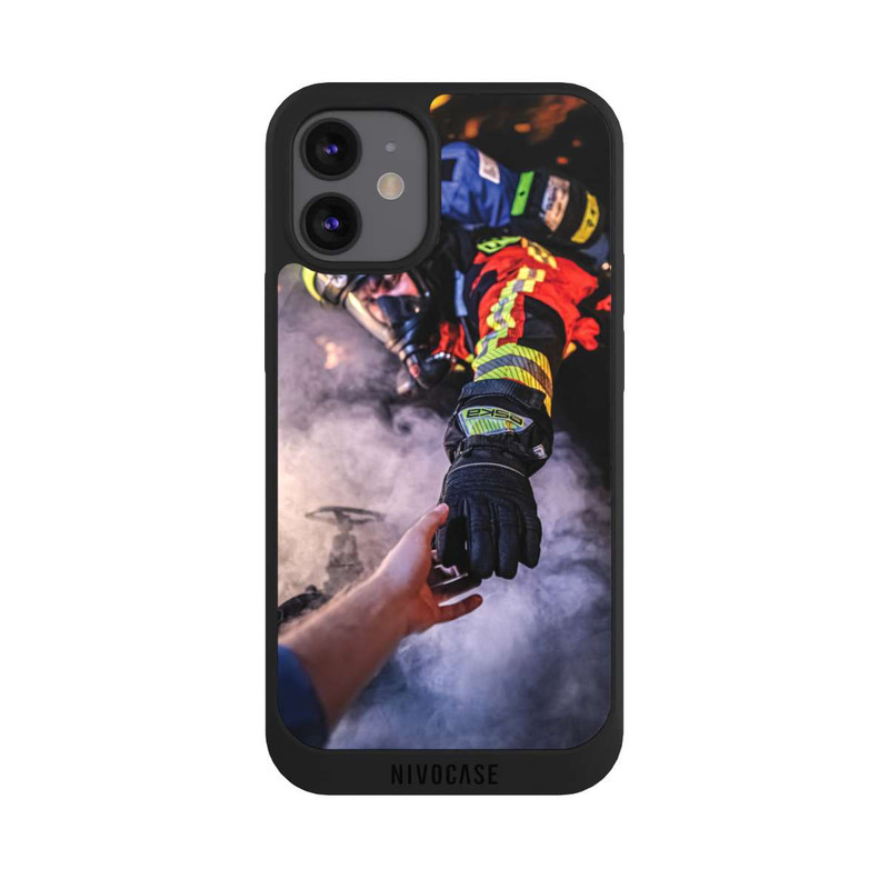 iPhone 12 mini NIVOpure Firefighter Reaches for Hand