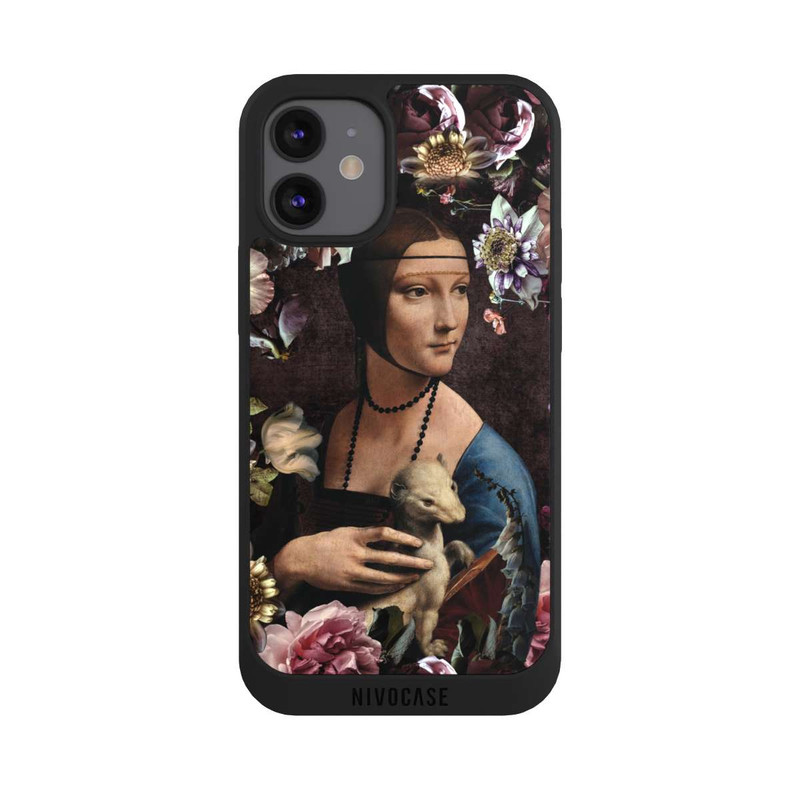 iPhone 12 mini NIVOpure Dame mit dem Hermelin Rosen