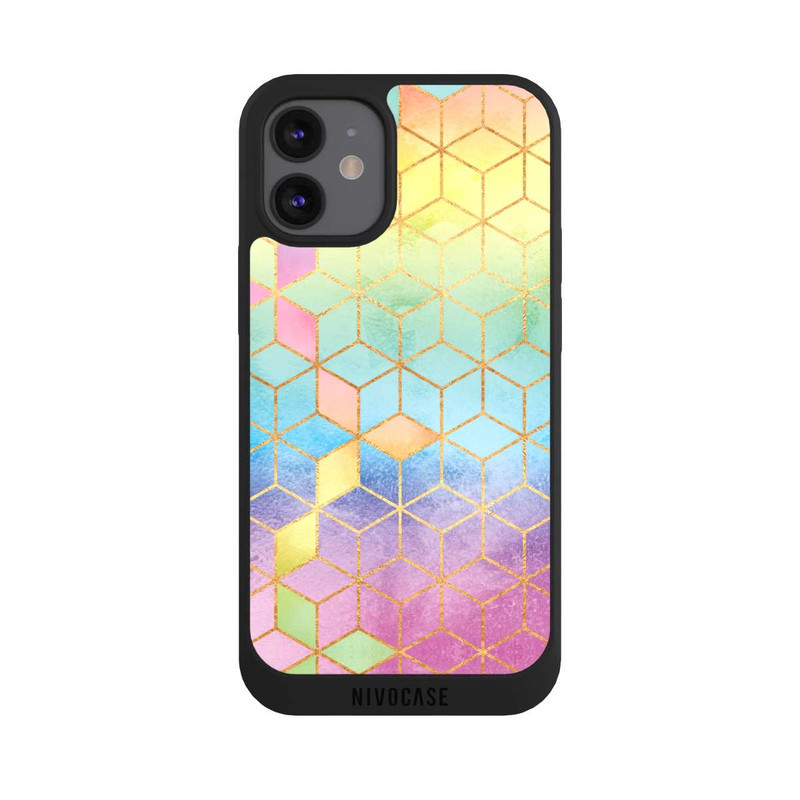 iPhone 12 mini NIVOpure Regenbogenwürfel