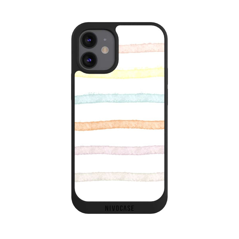 iPhone 12 mini NIVOpure Lignes colorées-Anastasia Sawall