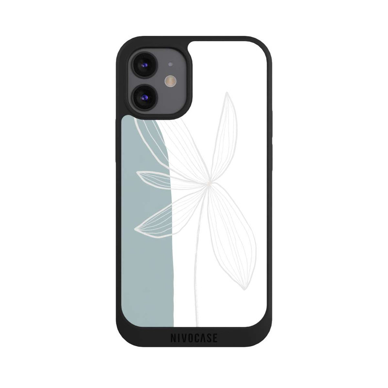 iPhone 12 mini NIVOpure Flower and Shapes No 3-Anastasia Sawall 