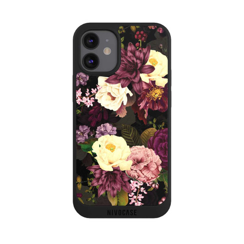 Apple iPhone 12 mini NIVOpure Fleurs Sombres &amp; Abeilles