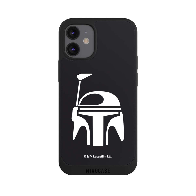 iPhone 12 mini NIVOpure Casque Boba Fett Noir