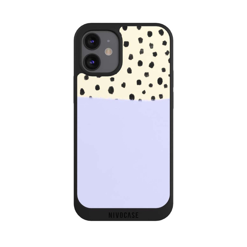 iPhone 12 mini NIVOpure Tupfen Boho Pastell