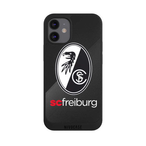 Apple iPhone 12 mini NIVOpure Zwei Texturen mit dem Schriftzug SC Freiburg