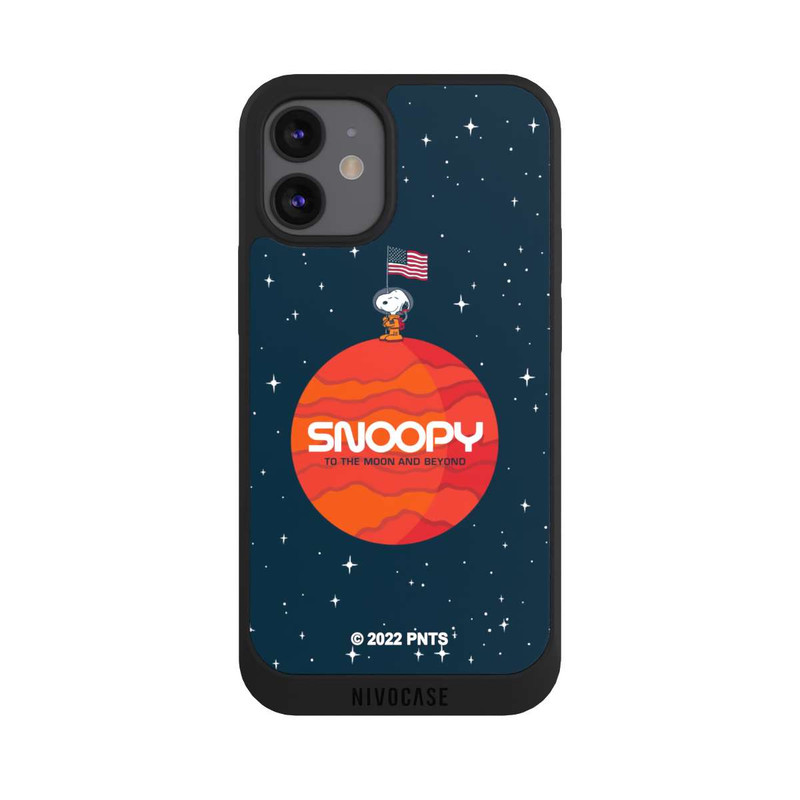 iPhone 12 mini NIVOpure Snoopy Space Traveller Orange