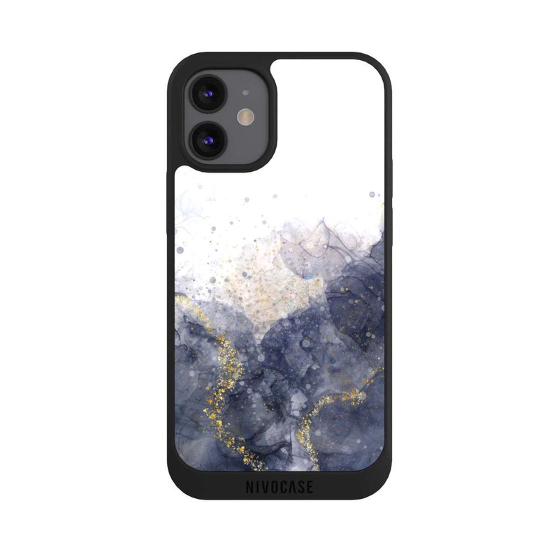 iPhone 12 mini NIVOpure Encre Alcool Bleue Glamour