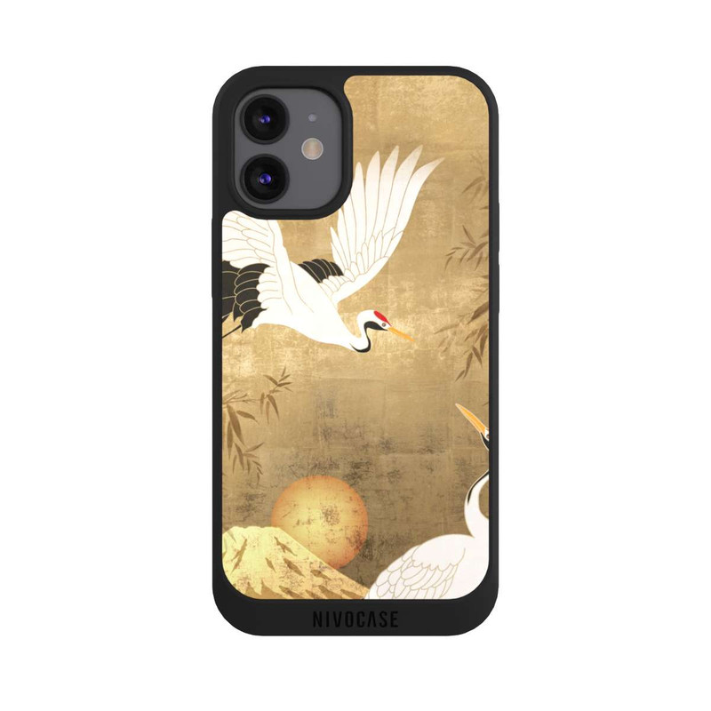 iPhone 12 mini NIVOpure Grues Japonaises Or 2