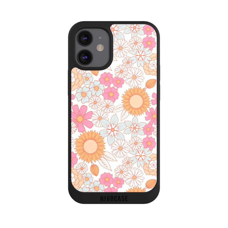 iPhone 12 mini NIVOpure Retro Boho Blumen