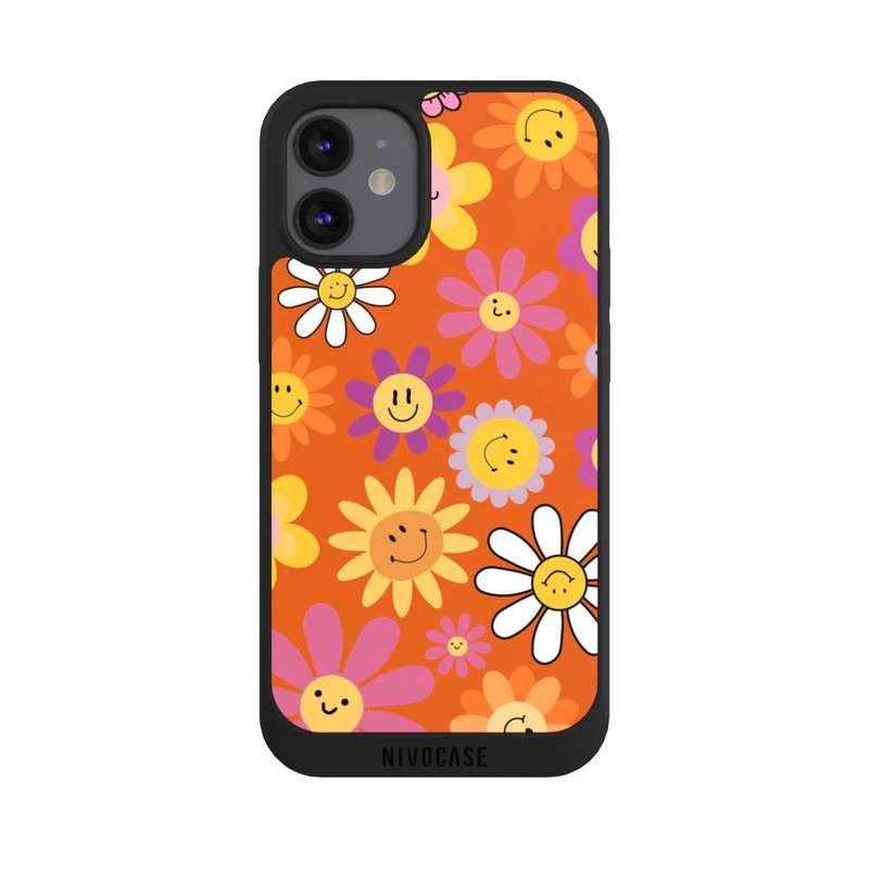 iPhone 12 mini NIVOpure Smiles Orange Flowers