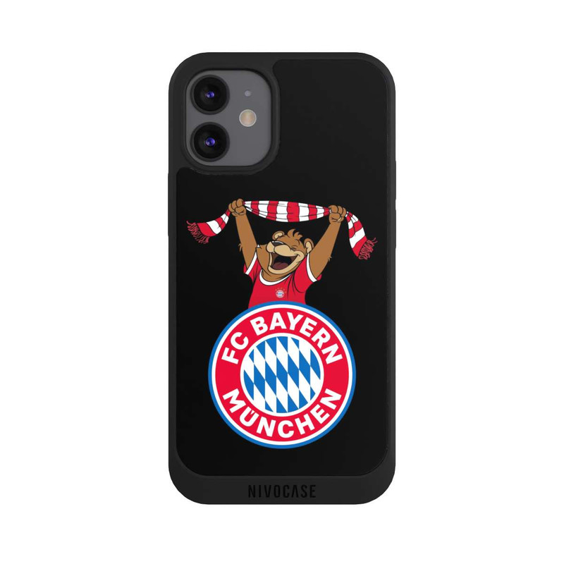 iPhone 12 mini NIVOpure Bernie Jubel mit Schal Schwarz