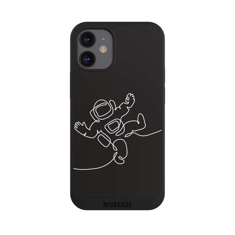 iPhone 12 mini NIVOpure LineArt Astronaut