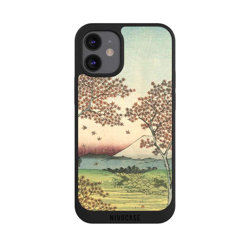 iPhone 12 mini NIVOpure Hügel der Dämmerung in Meguro Utagawa Hiroshige