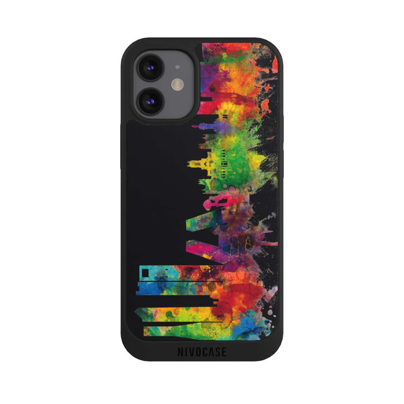 iPhone 12 mini NIVOpure Madrid Spain Skyline Black