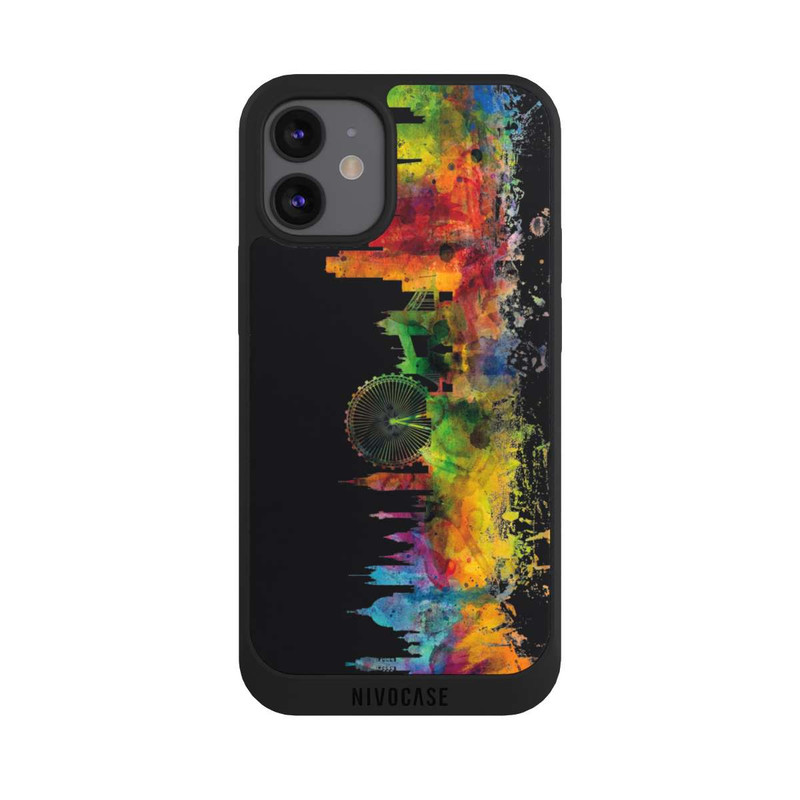 iPhone 12 mini NIVOpure London Skyline Black