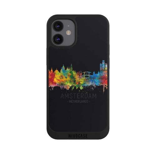 Apple iPhone 12 mini NIVOpure Amsterdam Netherlands Skyline Black
