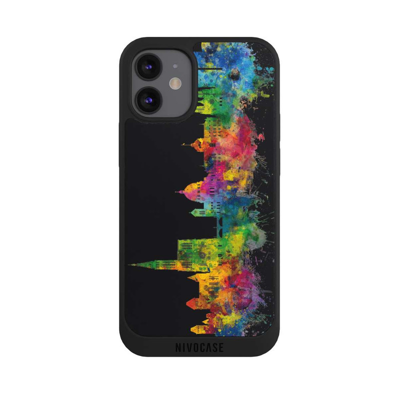 iPhone 12 mini NIVOpure Strasbourg Frankreich Skyline Schwarz