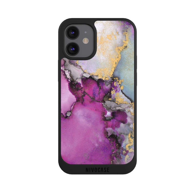 iPhone 12 mini NIVOpure Alcohol Ink Art Pink