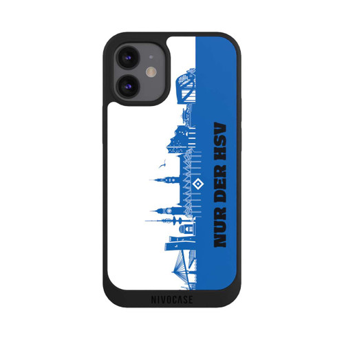 Apple iPhone 12 mini NIVOpure HSV Skyline Blau Weiß