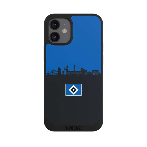 Apple iPhone 12 mini NIVOpure HSV Skyline Blau Schwarz