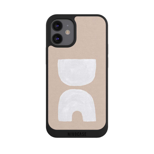 Apple iPhone 12 mini NIVOpure Moderne Kunst in Braun