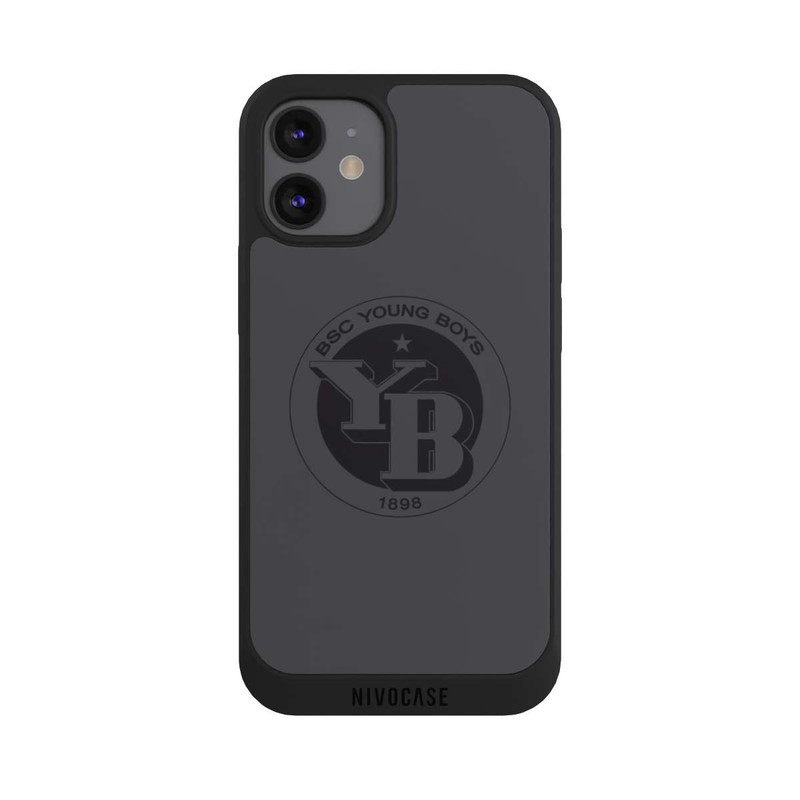 iPhone 12 mini NIVOpure BSC YB Logo Gris