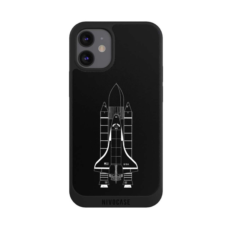 iPhone 12 mini NIVOpure NASA Raumfahrt Schwarz
