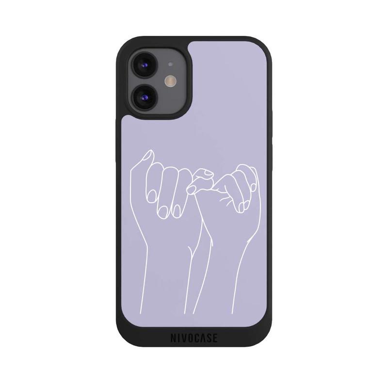 iPhone 12 mini NIVOpure Ligne d'art de la promesse