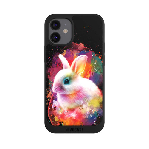 Apple iPhone 12 mini NIVOpure Happy Rabbit Black