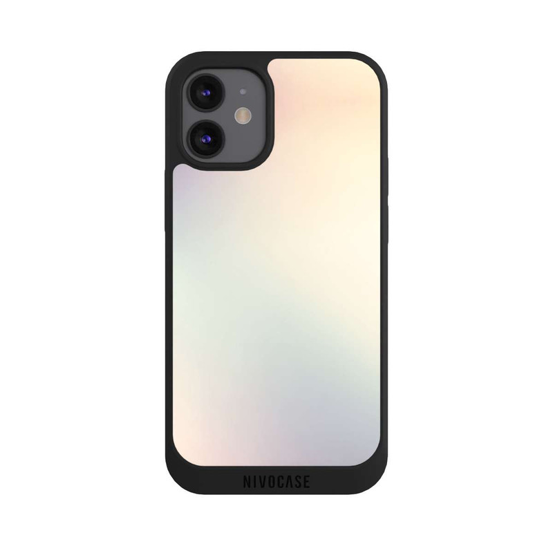 iPhone 12 mini NIVOpure Glitch violet pastel