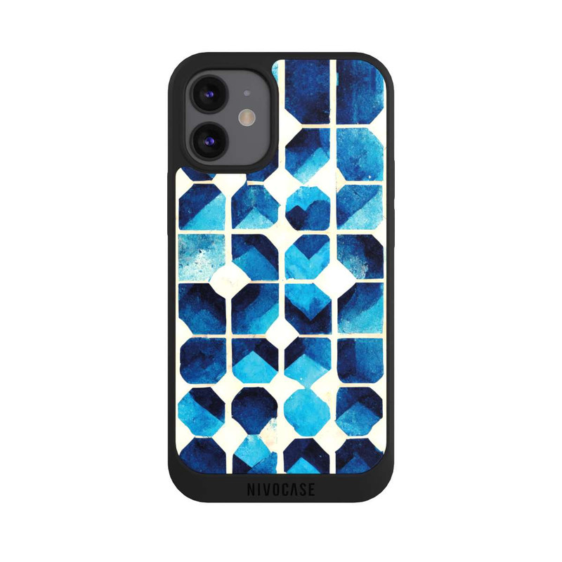iPhone 12 mini NIVOpure Blue Pattern
