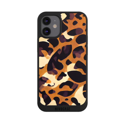 Apple iPhone 12 mini NIVOpure Leo Pattern light brown