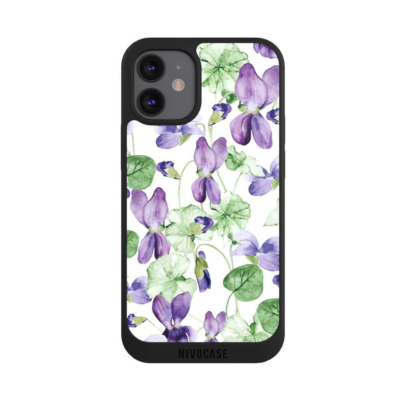 iPhone 12 mini NIVOpure Lila Veilchen