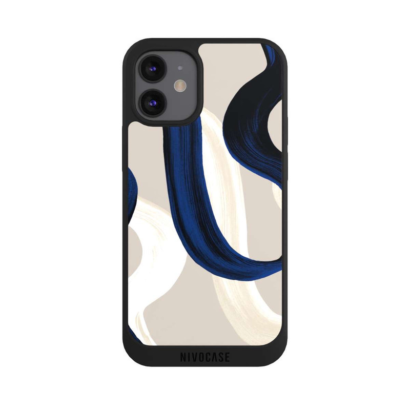 iPhone 12 mini NIVOpure Traits de pinceau abstraits 80