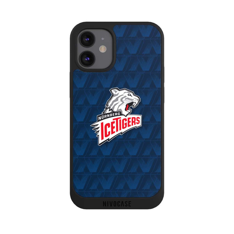 iPhone 12 mini NIVOpure Nürnberg Ice Tigers Logo Muster