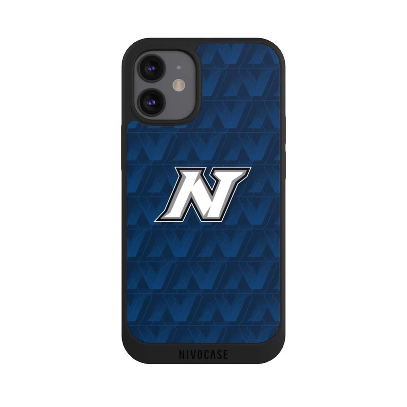 iPhone 12 mini NIVOpure Nürnberg Ice Tigers Muster Blau