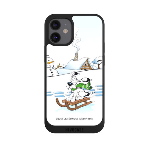 Apple iPhone 12 mini NIVOpure Idefix rides a sleigh