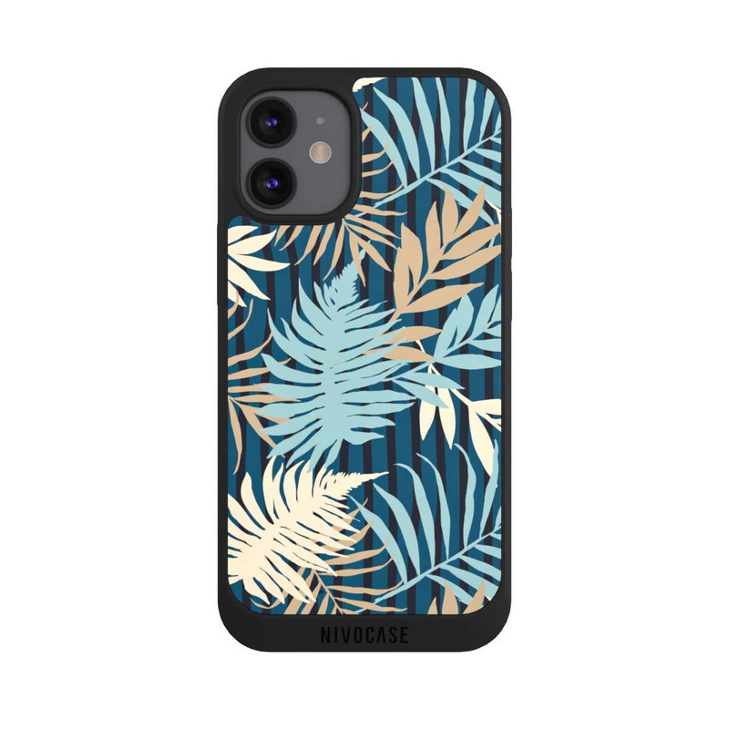 iPhone 12 mini NIVOpure Palm Garden Beige Pattern