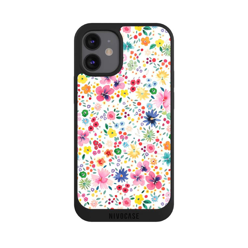 iPhone 12 mini NIVOpure Millefleurs Pink Spring Garden