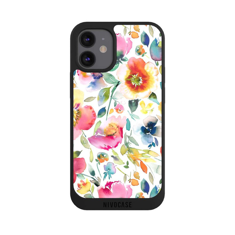 iPhone 12 mini NIVOpure Psychedelic Poppies Multicolor