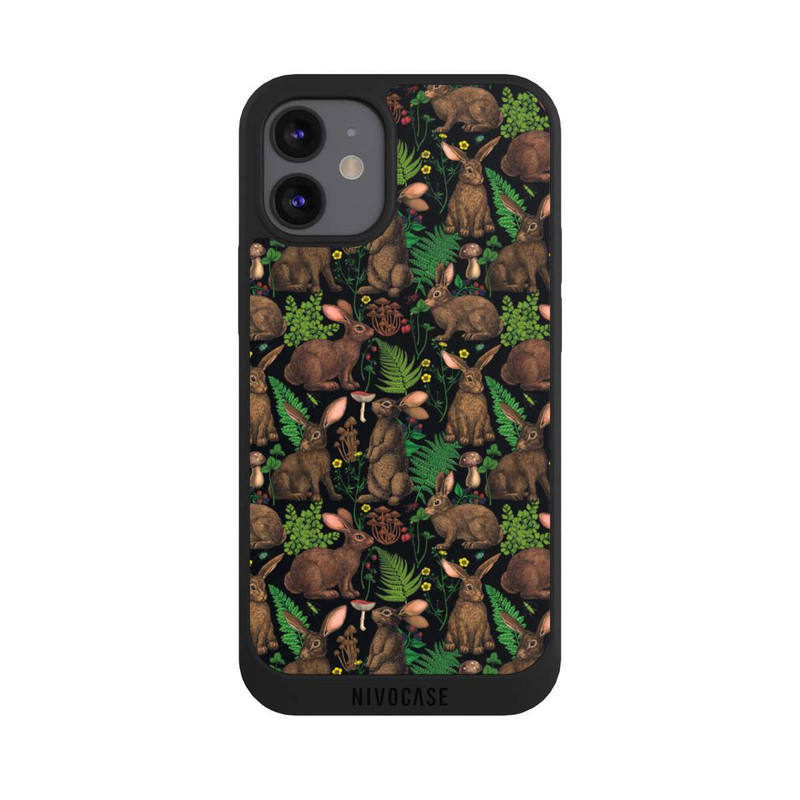 iPhone 12 mini NIVOpure Rabbits and Woodland Flora