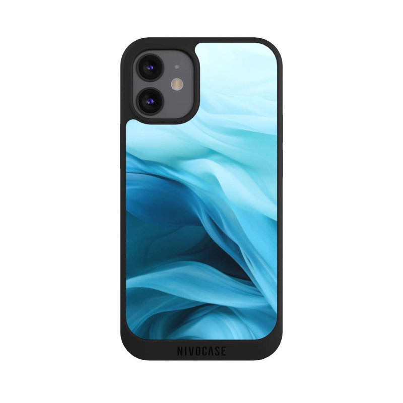 iPhone 12 mini NIVOpure Smooth Blue Texture