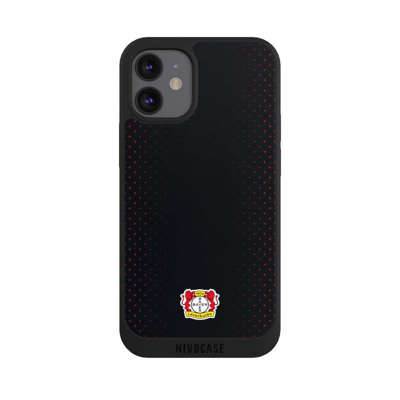 iPhone 12 mini NIVOpure Bayer 04 Leverkusen Schwarz mit Muster